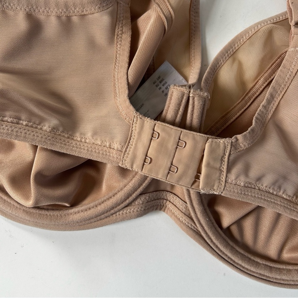 Elomi Smooth Seamless Banded Bra Underwire Tan Sahara 36F (UK)/ 36G (US) - Picture 8 of 11